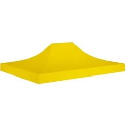 TRUE DEAL Toit De Tente De Réception 4x3 M Jaune 270 G/m²