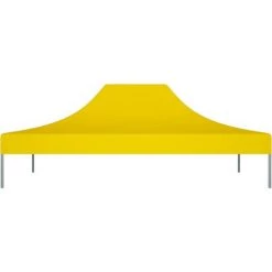 TRUE DEAL Toit De Tente De Réception 4x3 M Jaune 270 G/m² -Tente de réception Soldes 30363920 3