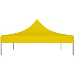 TRUE DEAL Toit De Tente De Réception 4x3 M Jaune 270 G/m² -Tente de réception Soldes 30363920 4