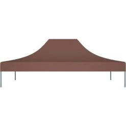 TRUE DEAL Toit De Tente De Réception 4,5x3 M Marron 270 G/m² -Tente de réception Soldes 30363930 3