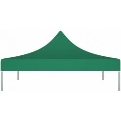 ASUPERMALL Toit De Tente De Reception 3x3 M Vert 270 G/m² -Tente de réception Soldes 30381489 4