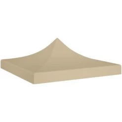 ASUPERMALL Toit De Tente De Reception 2x2 M Beige 270 G/m²