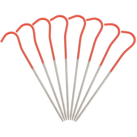 LIXADA 8Pcs150Mm Clous De Tente En Alliage De Titane Ultralegers 6 LIXADA 8Pcs150Mm Clous De Tente En Alliage De Titane Ultralegers - Image 4