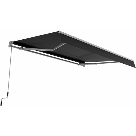 RED DECO Store Banne Manuel 3x2m TAMPA Gris Aluminium 295 X 200 X 14,2 Cm - Gris 6 RED DECO Store Banne Manuel 3x2m TAMPA Gris Aluminium 295 X 200 X 14,2 Cm - Gris - Image 4