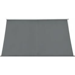 HELLOSHOP26 Brise-soleil Pare-soleil Auvent Pour Fixer Au Mur Rétractable Armature En Acier Gris 150 X 120 Cm - Gris 8 HELLOSHOP26 Brise-soleil Pare-soleil Auvent Pour Fixer Au Mur Rétractable Armature En Acier Gris 150 X 120 Cm - Gris -Tente de réception Soldes 30789085 3