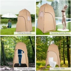 HAPPYSHOPPING TOMSHOO Tente De Toilette De Haute Qualite Bain Douche Tente De Plage Tente Exterieure Pratique Multifonctionnelle -Tente de réception Soldes 30869945 4