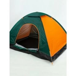 ASUPERMALL Tente Ouverte A Double Vitesse, Tente De Camping Escamotable, Sac De Transport, Orange Vert, Portes Doubles -Tente de réception Soldes 31032672 4