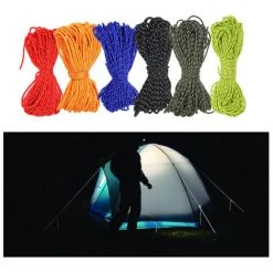 HAPPYSHOPPING Corde De Tente Fluorescente De Corde De Tente Reflechissante De 2 Mm -Tente de réception Soldes 31578749 4