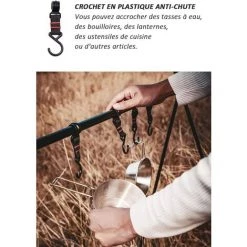 BEARSU Étagère Suspendu De Camping En Plein Air Barbecue Trepied Pour Cuisine Aluminium Lanterne Suspendu Accesoir Pour Tente 10 BEARSU Étagère Suspendu De Camping En Plein Air Barbecue Trepied Pour Cuisine Aluminium Lanterne Suspendu Accesoir Pour Tente -Tente de réception Soldes 31607712 4