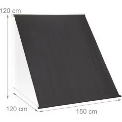 Relaxdays Auvent Rétractable, Occultant, Pour Fenêtres, Protection Contre Rayons UV, Avec Câble Tailles, Anthracite -Tente de réception Soldes 31824928 5