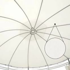 Tonnelle De Jardin Toscana Casaria Beige -Tente de réception Soldes 31832031 3