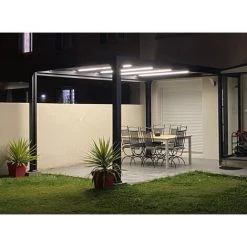 GREEN OUTSIDE Pergola Bioclimatique ACTUAL 3x4m, électrique Avec éclairage LED. Qualité PRO 11 GREEN OUTSIDE Pergola Bioclimatique ACTUAL 3x4m, électrique Avec éclairage LED. Qualité PRO -Tente de réception Soldes 31903288 5