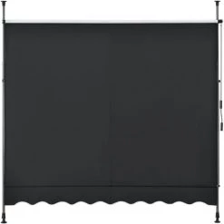 Store Banne Téléscopique Acier Polyester 200 X 120 X 200-300 Cm Noir [pro.tec] -Tente de réception Soldes 31908498 5