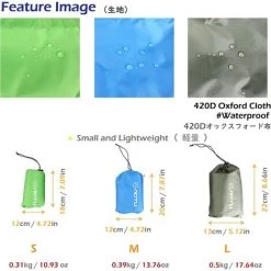 BARES Tarp Ultra Léger Tapis De Sol Bâche De Camping Parasol Couverture Abri Auvent Imperméable Pour Tente Hamac Pique-Nique Randonnée Plage -Tente de réception Soldes 31974564 4