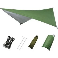BARES Tarp Ultra Léger Bâche De Camping Anti-Pluie Tapis De Sol Parasol Couverture Abri De Plage Auvent Imperméable Pour Tente Hamac Randonnée Pique-Nique