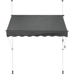 Store Banne Terrasse Balcon Auvent Rétractable Réglable 150x120cm Gris ML-Design 8 Store Banne Terrasse Balcon Auvent Rétractable Réglable 150x120cm Gris ML-Design -Tente de réception Soldes 32040689 2