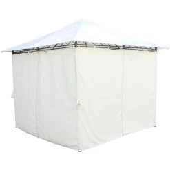 Tonnelle De Jardin Gazebo Tente Pour Extérieur Acier Chillvert Milos 295x295x250 Cm Rideaux Beige 9 Tonnelle De Jardin Gazebo Tente Pour Extérieur Acier Chillvert Milos 295x295x250 Cm Rideaux Beige -Tente de réception Soldes 32290186 3