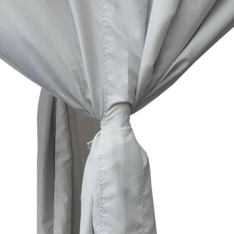 Tonnelle De Jardin Gazebo Tente Pour Extérieur Acier Chillvert Milos 295x295x250 Cm Rideaux Beige 7 Tonnelle De Jardin Gazebo Tente Pour Extérieur Acier Chillvert Milos 295x295x250 Cm Rideaux Beige - Image 5