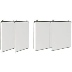 IDMARKET Pergola édition Spéciale Toit Rétractable 3x4 M Et 4 Stores écrue - Ecru -Tente de réception Soldes 32614163 4