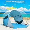 COSTWAY Tente De Plage Pliable Pop-up Automatique Instantanée 3-4 Personnes Anti UV 220x159x115cm Avec 8 Sardines 4 Cordes D’Ancrage 2 COSTWAY Tente De Plage Pliable Pop-up Automatique Instantanée 3-4 Personnes Anti UV 220x159x115cm Avec 8 Sardines 4 Cordes D’Ancrage -Tente de réception Soldes 32759282 1
