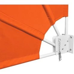 TRUE DEAL Auvent Latéral Pliable De Balcon Terre Cuite 160x240 Cm -Tente de réception Soldes 32990469 5