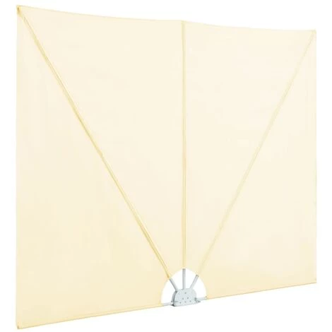 TRUE DEAL Auvent Latéral Pliable De Terrasse Crème 300 X 200 Cm 7 TRUE DEAL Auvent Latéral Pliable De Terrasse Crème 300 X 200 Cm – Image 5