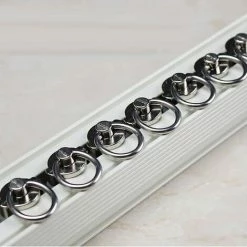 BETTERLIFE 20 Pièces Rouleaux De Rail Planeur De Voie De Rideau Plastique Twin à Roulettes En Alliage D'aluminium -Tente de réception Soldes 33230359 5