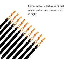 ILoveMilan Piquets De Tente, 10 Pièces Piquet De Fixation Pour Bache, Sardines Piquet, Pour Camping Randonnée Voyage Backpacking Activités Extérieur - Noir 10 ILoveMilan Piquets De Tente, 10 Pièces Piquet De Fixation Pour Bache, Sardines Piquet, Pour Camping Randonnée Voyage Backpacking Activités Extérieur - Noir -Tente de réception Soldes 33252940 4