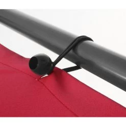 Couverture Pour Pergola HHG-338, Couverture De Remplacement Pour Auvent, 4x4m Polyester ~ Bordeaux -Tente de réception Soldes 33435839 5