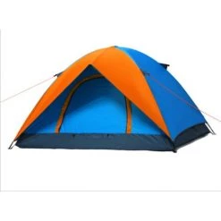 ILoveMilan Tente De Camping Ultra-Légère Pour 2-3 Personnes Facile à Installer Avec Sac De Transport Respirant & Imperméable & Anti-Insectes & Ventilée Tentes Pour Pique-Nique, Randonnée, Camping, Bleu Orange -Tente de réception Soldes 33543078 2
