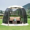 Alvantor Tente De Jardin, Moustiquaire Tonnelle De Réception Pour 4-6 Personnes, Pliable Pavillon Tente D'extérieur, Protection UV, Pour Fête Camping Jardin Plage -Tente de réception Soldes 33715125 1
