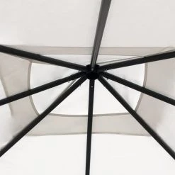 VidaXL Belvédère 3x3x2,6 M Crème 160 G/m² - Crème -Tente de réception Soldes 33912575 3