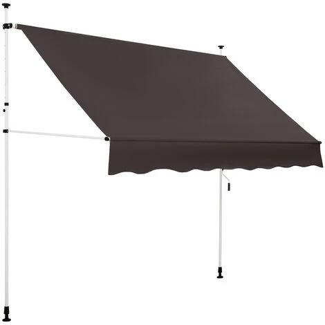 Strattore Auvent Rétractable / Manuel 250 X 120 Cm – Anthracite 4 Strattore Auvent Rétractable / Manuel 250 X 120 Cm – Anthracite - Image 2