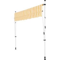 Strattore Auvent Rétractable / Manuel 250 X 120 Cm – Jaune/Blanc 11 Strattore Auvent Rétractable / Manuel 250 X 120 Cm – Jaune/Blanc -Tente de réception Soldes 34038233 5