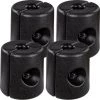 INSTENT® Set De 4 Pieds Pour Tonnelle Avec Diamètre Rond 20-40mm, à Remplir à L'eau Ou Au Sable, Pour Pavillons, Gazebo, Chapiteaux, Tente De Jardin, 22 X 22 X 25 Cm, Couleur Noir -Tente de réception Soldes 34045415 1
