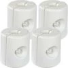 INSTENT® Set De 4 Pieds Pour Tonnelle Avec Diamètre Rond 20-40mm, à Remplir à L'eau Ou Au Sable, Pour Pavillons, Gazebo, Chapiteaux, Tente De Jardin, 22 X 22 X 25 Cm, Couleur Blanc -Tente de réception Soldes 34045422 1