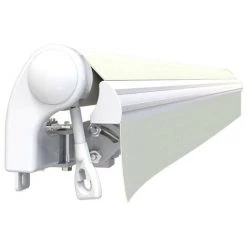 SUNNY INCH ® Store Banne Manuel Monobloc Pour Terrasse - Écru - Longueur 2.5 M Et Largeur 2 M - Écru -Tente de réception Soldes 3409804 4