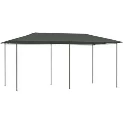 VidaXL Belvédère 3x6x2,6 M Anthracite 160 G/m² - Anthracite