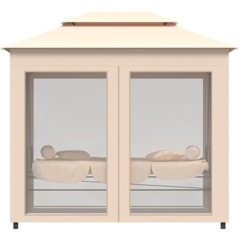 TRUE DEAL Belvédère Convertible En Balancelle Blanc Crème 7 TRUE DEAL Belvédère Convertible En Balancelle Blanc Crème - Image 5