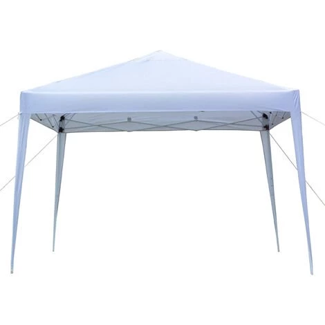 TALKEACH Tente Pliante à Angle Droit étanche Pratique De 3 X 3 M - Blanc 3 TALKEACH Tente Pliante à Angle Droit étanche Pratique De 3 X 3 M - Blanc