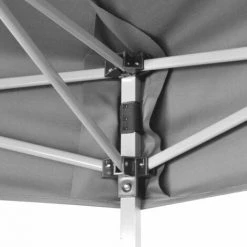 Chapiteau Hexagonal Pliable 3,6x3,1 M Gris VidaXL 11 Chapiteau Hexagonal Pliable 3,6x3,1 M Gris VidaXL -Tente de réception Soldes 3426577 5