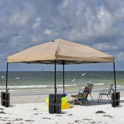 Kueatily Lot De 4 Sacs Poids Pour Pieds De Tonnelle - Pour Auvent De Tente, Parasol, Tonnelles D'ancrage, Trampolines (sable Non Inclus) -Tente de réception Soldes 34527329 5