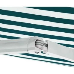 COSTWAY Store Banne De Balcon Rétractable 2,5 X 2M Avec Tissu Résistant Aux UV Et à L'Eau,Cadre En Aluminium Pour Terrasse Rayures Bleues 11 COSTWAY Store Banne De Balcon Rétractable 2,5 X 2M Avec Tissu Résistant Aux UV Et à L'Eau,Cadre En Aluminium Pour Terrasse Rayures Bleues -Tente de réception Soldes 34634817 5