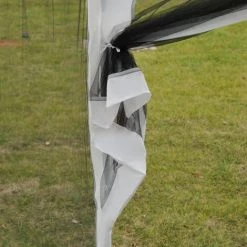 Outsunny Tonnelle Barnum Style Colonial Dim. 4L X 3l X 2,55H M 4 Moustiquaires Blanc Et Noir - Blanc 10 Outsunny Tonnelle Barnum Style Colonial Dim. 4L X 3l X 2,55H M 4 Moustiquaires Blanc Et Noir - Blanc -Tente de réception Soldes 3463686 4