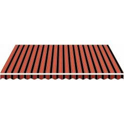VidaXL Tissu De Remplacement Pour Auvent Orange Et Marron 4,5x3,5 M - Multicolore 9 VidaXL Tissu De Remplacement Pour Auvent Orange Et Marron 4,5x3,5 M - Multicolore -Tente de réception Soldes 34695758 3