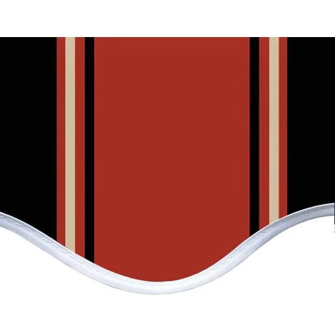 VidaXL Tissu De Remplacement Pour Auvent Orange Et Marron 4,5x3,5 M - Multicolore 7 VidaXL Tissu De Remplacement Pour Auvent Orange Et Marron 4,5x3,5 M - Multicolore - Image 5