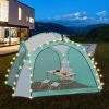 ML-DESIGN Pavillon événements Tente De Fête Tonelle De Jardin Avec éclairage LED 3,5x3,5m -Tente de réception Soldes 34825428 1