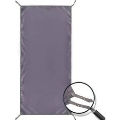 BETTERLIFE Tarre De Camping Imperméable De La Tente De Camping, 4 En 1 Empreinte De Tente Multifonctionnelle Pour Le Camping Randonnée Sur La Tache De Survie, Compact Léger (90 * 210 Cm)