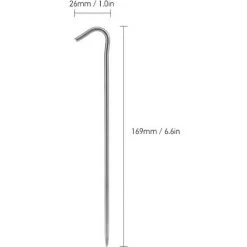 HAPPYSHOPPING Aiguille De Sol En Titane Pour Fil CPJ-41TI, 6 Paquets - 6 Paquets -Tente de réception Soldes 35022241 4