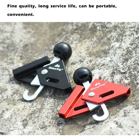 SHINETRIP Tente De Camping En Plein Air Amusante En Montagne Pour Construire Des Poteaux De Tente, Des Accessoires Pour Poteaux De Tente, Rouge - Rouge 5 SHINETRIP Tente De Camping En Plein Air Amusante En Montagne Pour Construire Des Poteaux De Tente, Des Accessoires Pour Poteaux De Tente, Rouge - Rouge - Image 3
